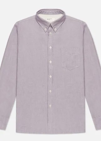 Мужская рубашка Universal Works Everyday Oxford, цвет серый, размер XXL