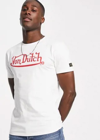 Белая футболка Von Dutch Alfa-Белый