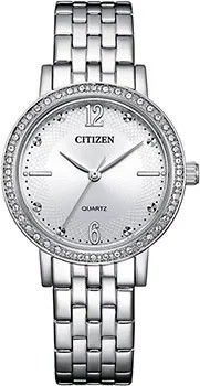 Японские наручные  женские часы Citizen EL3100-55A. Коллекция Elegance