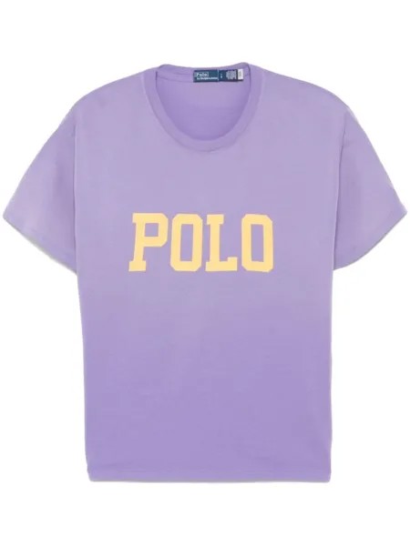 Polo Ralph Lauren футболка с логотипом, фиолетовый