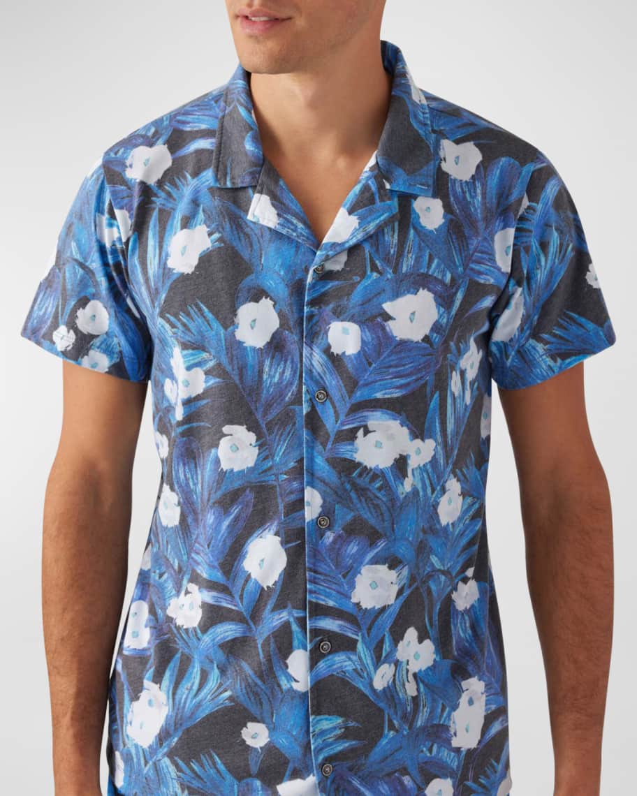 Мужская рубашка Camp с цветочным принтом Sol Angeles
