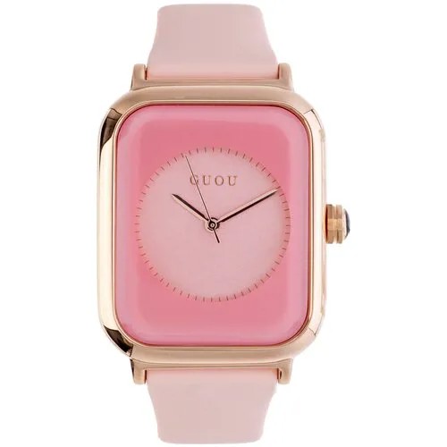 Наручные часы GUOU, розовый