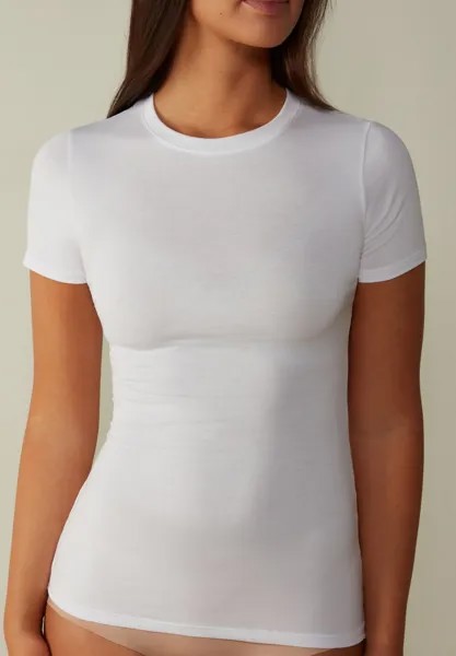 Футболка базовая ROUND NECK Intimissimi, цвет bianco