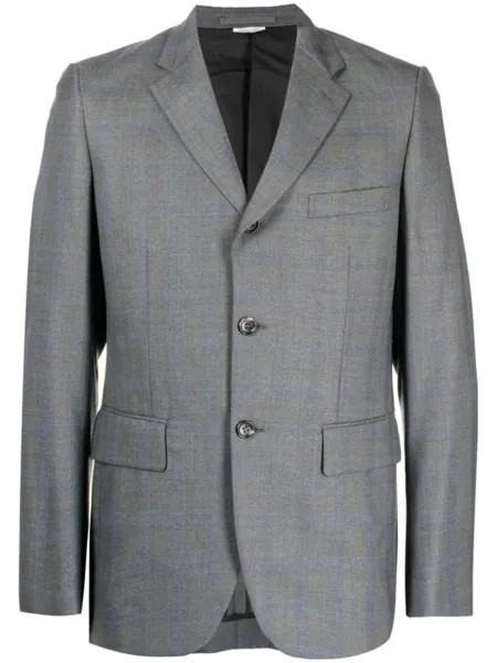 Comme des Garçons Homme Deux однобортный пиджак в клетку, серый