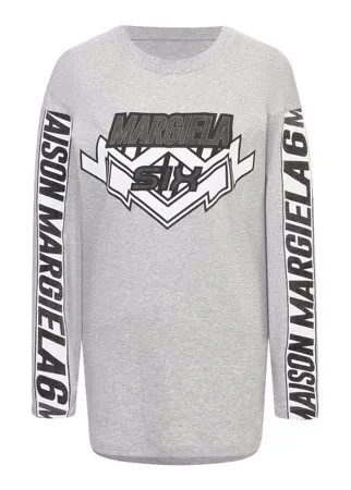 Хлопковый лонгслив Mm6
