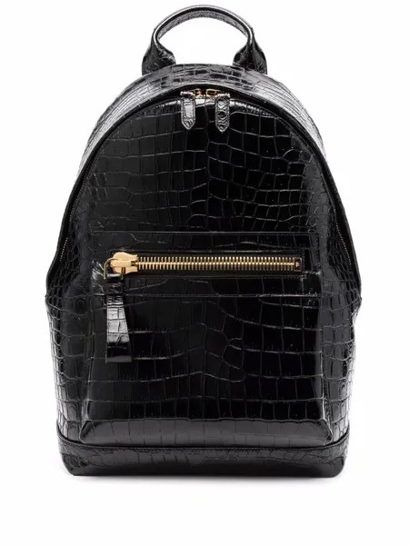 TOM FORD embossed leather backpack