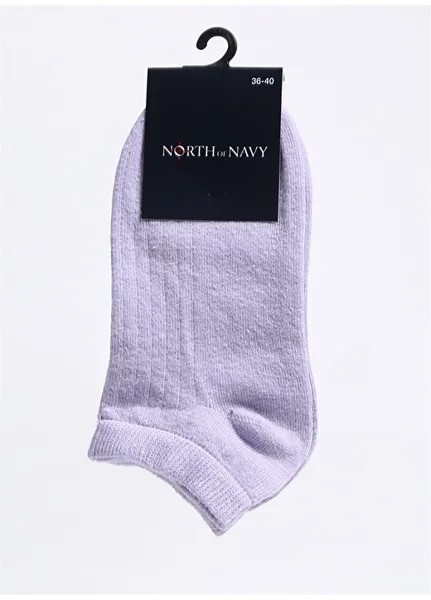 Сиреневые женские носки-пинетки North Of Navy