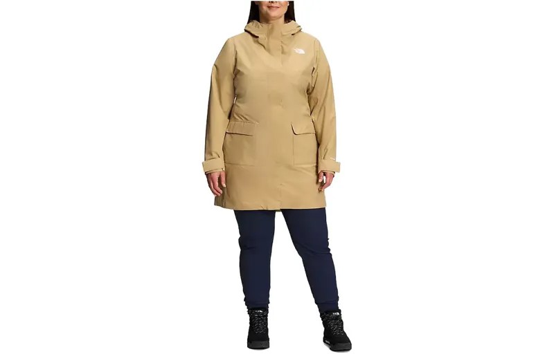Пальто женское светло-коричневое The North Face