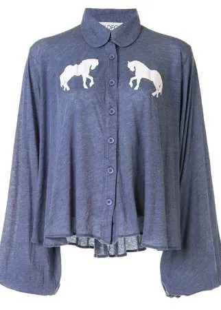 Wildfox блузка с принтом