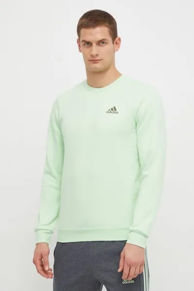 Фуфайка adidas, зеленый