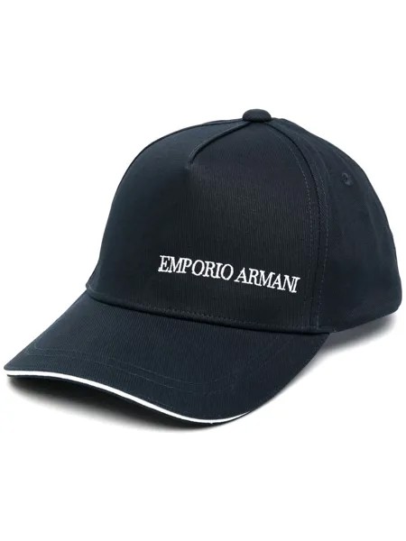 Emporio Armani кепка с вышитым логотипом