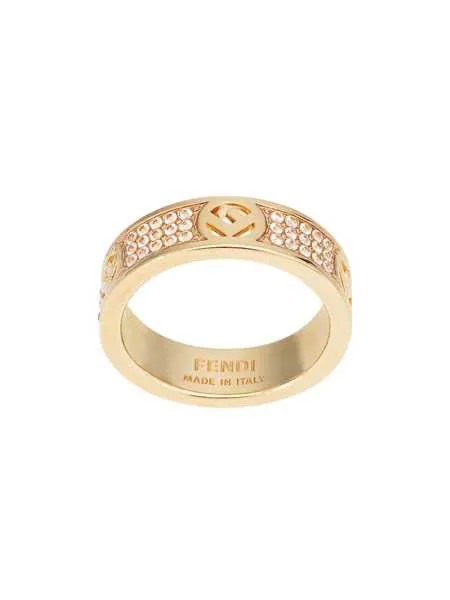 Fendi декорированное кольцо с монограммой