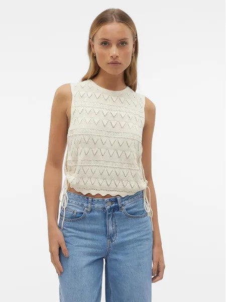 Топ стандартного кроя Vero Moda, экрю