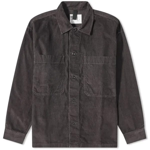 Рубашка MHL By Margaret Howell Big Pocket, темно-коричневый