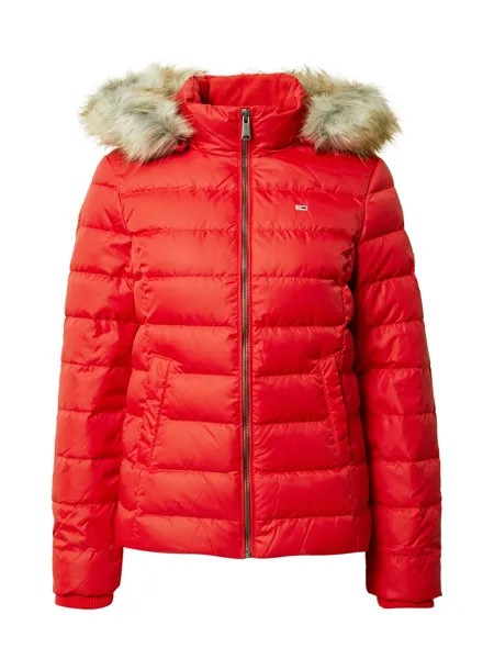Зимняя куртка Tommy Jeans Essential, красный