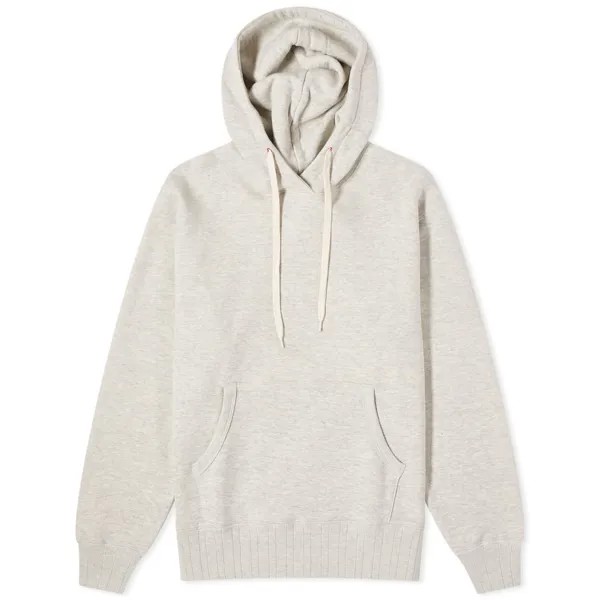 Худи Velva Sheen Made In Japan Tubular, цвет Heather Grey