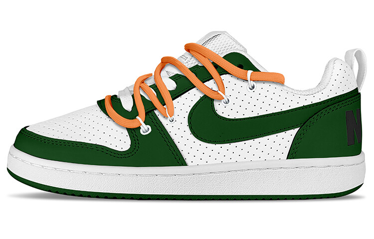 Кроссовки Nike Skateboarding Shoes Women's Low-top Orange, зеленый