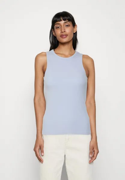 Топ SLFANNA O-NECK TANK NOOS Selected Femme, голубая цапля