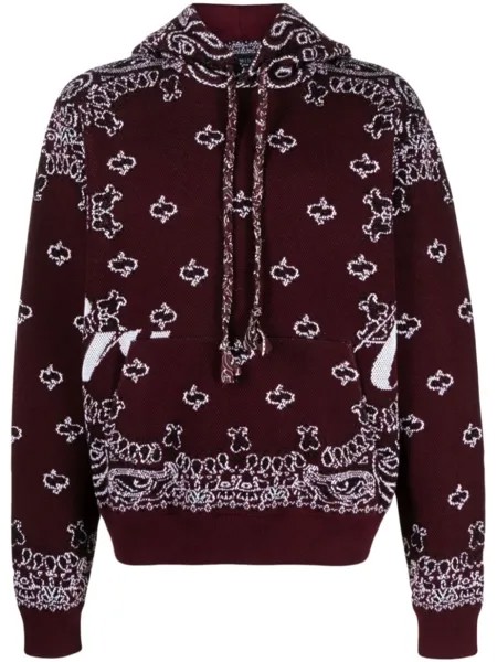 AMIRI худи с узором, красный