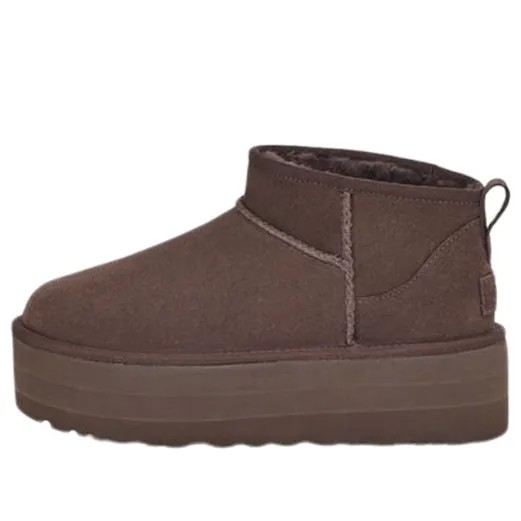 Кроссовки (WMNS) UGG Classic Ultra Mini Platform 'Chocolate', цвет chocolate