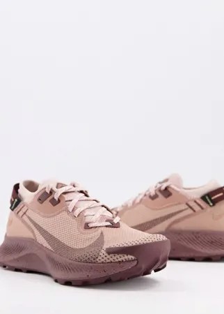 Розовые кроссовки с технологией Gore-Tex Nike Running Pegasus-Розовый