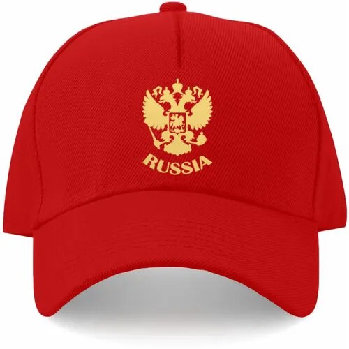 Бейсболка Gerasim, размер 56-58, красный, белый