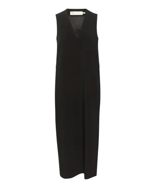 Простое платье с v образным вырезом Inwear, черный