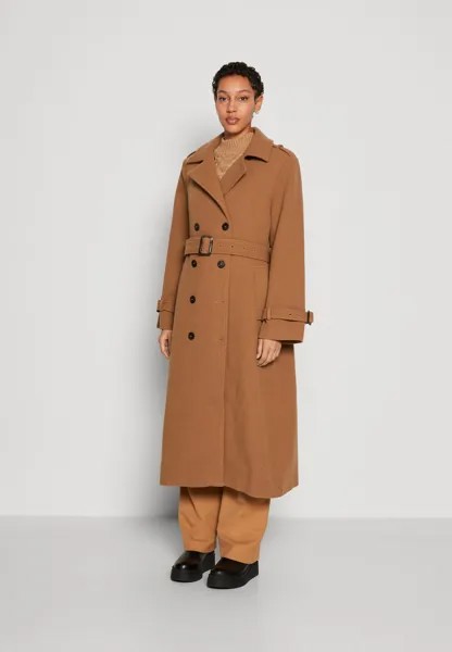Классическое пальто Selected Femme ТРЕНЧ SLFHENRIKA, цвет toasted coconut