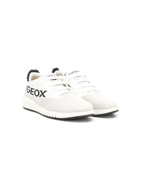 Geox Kids кроссовки на шнуровке с логотипом