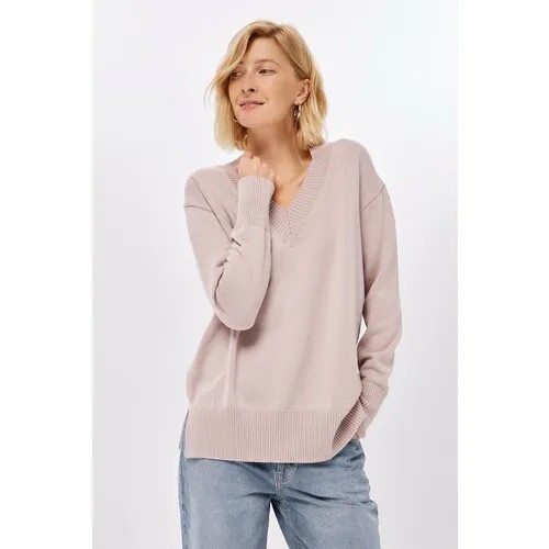 Пуловер BonnyWool, размер L/XL, розовый, бежевый