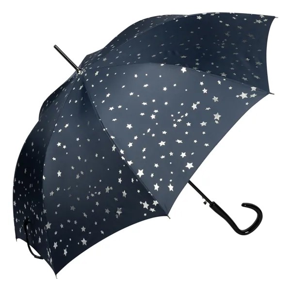 Зонт-трость женский полуавтоматический Pierre Cardin 82606-LA metallique silver
