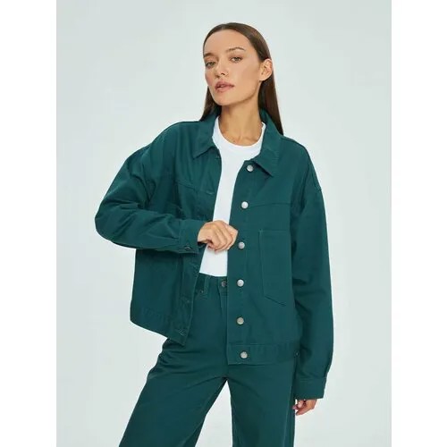 Джинсовая куртка Velocity, размер 3XL, зеленый