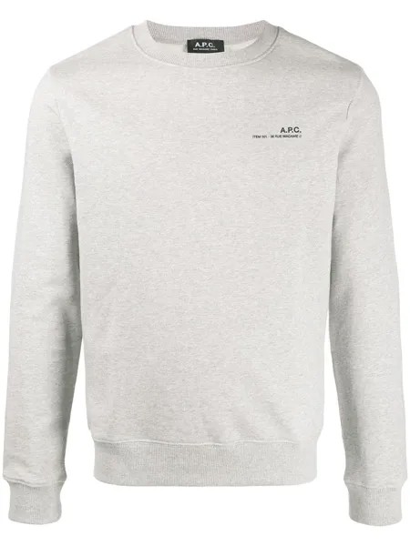 A.P.C. толстовка с логотипом