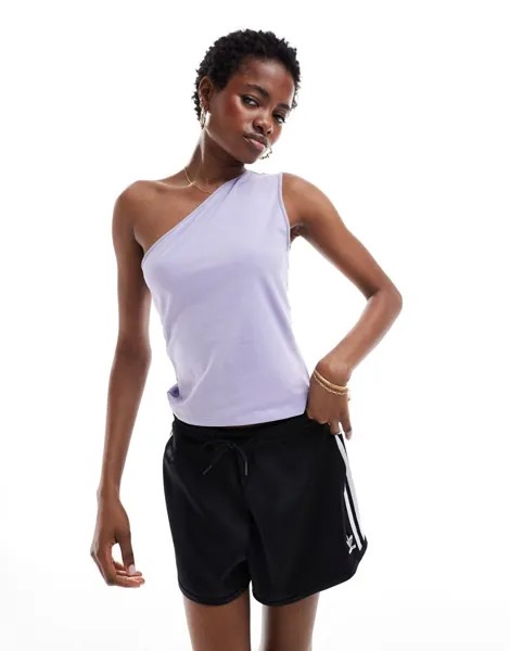 Weekday – Cindy – Сиреневый топ на одно плечо – только на ASOS