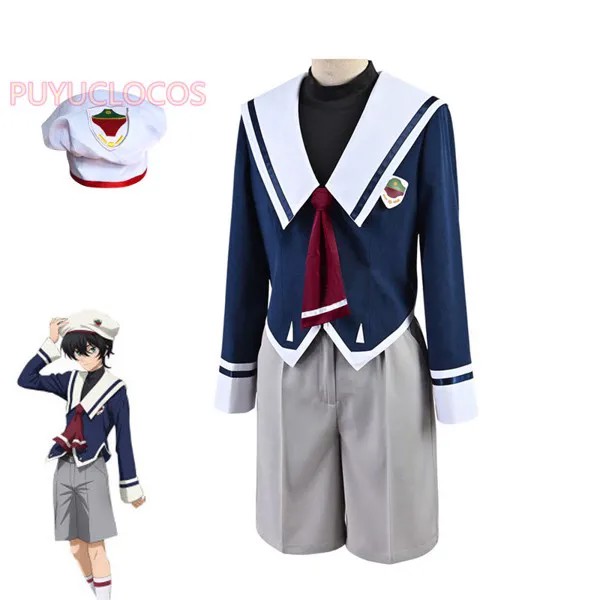 SK8 SK∞ бесконечности Мия Косплэй костюм Для мужчин японская школьная форма аниме топы, куртка, штаны и шапка, костюм