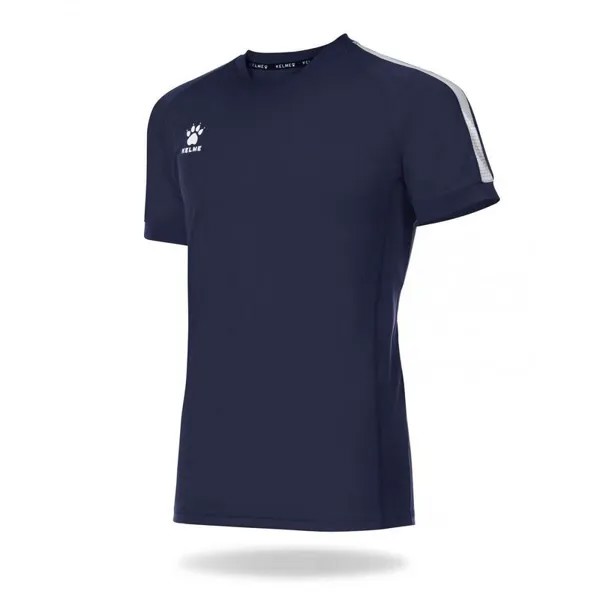 Футболка Kelme с коротким рукавом Футболка унисекс Global темно-синего цвета