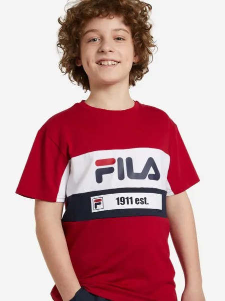 Футболка для мальчиков FILA, Красный
