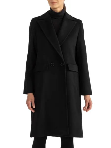 Двубортное пальто из шерсти и кашемира Sofia Cashmere, цвет Color