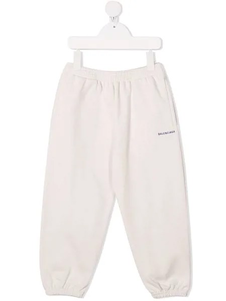 Balenciaga Kids спортивные брюки с логотипом