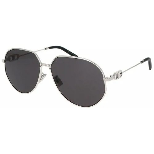 Солнцезащитные очки Dior, серебряный, бесцветный