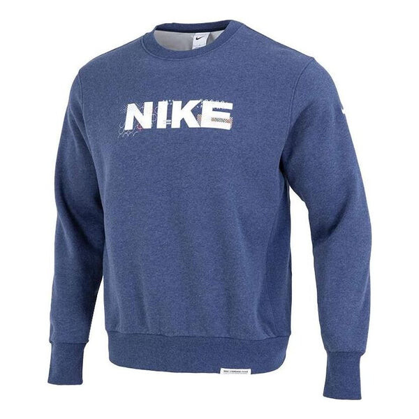 Толстовка Nike front logo sweatshirt 'Blue', синий