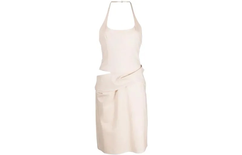 Женское платье без рукавов Jacquemus, цвет Beige