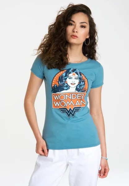Футболка Logoshirt Wonder Woman Portrait, синий