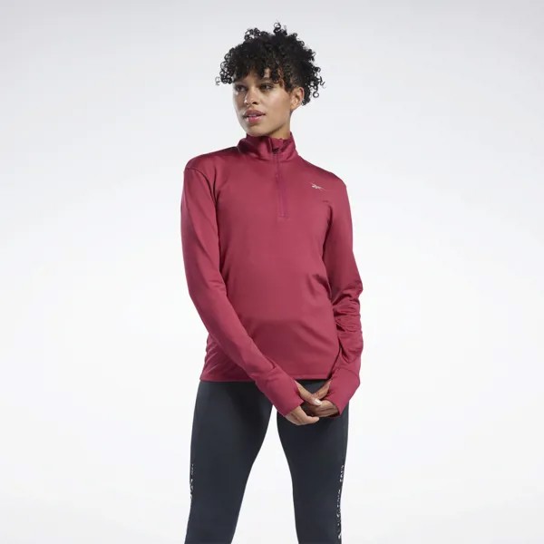 Джемпер для бега 1/4 Zip Reebok