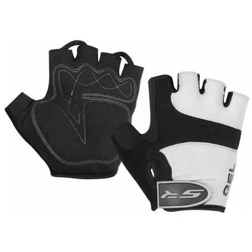 Велосипедные перчатки STELS CG-1096 p.M (серо-черные) 380043