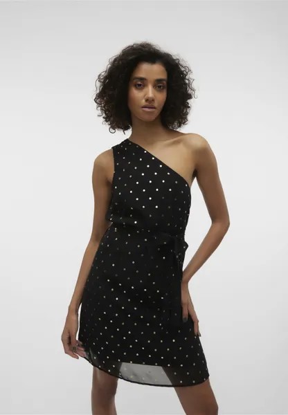 Коктейльное платье ONE SHOULDER DRESS Vero Moda, черный