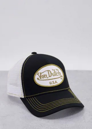 Черная кепка Von Dutch-Черный цвет