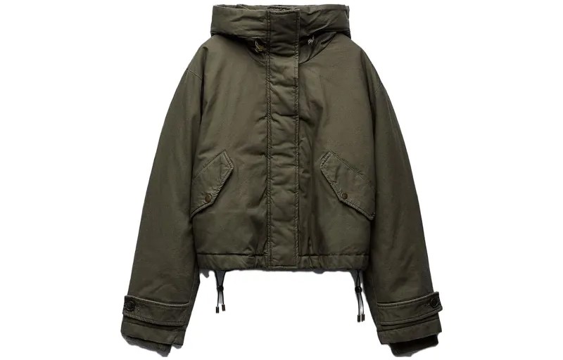 Куртка женская хаки Zara