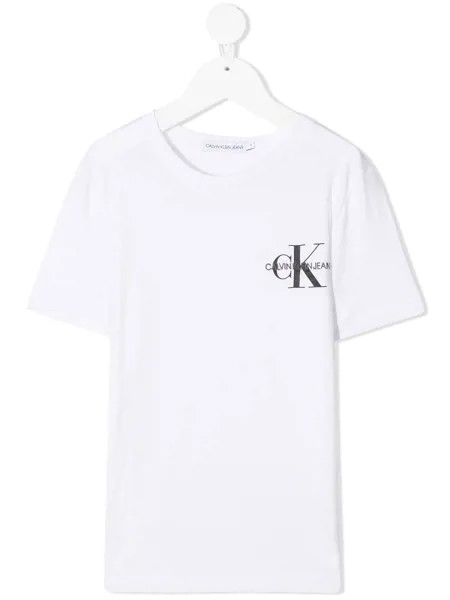 Calvin Klein Kids футболка с круглым вырезом и логотипом