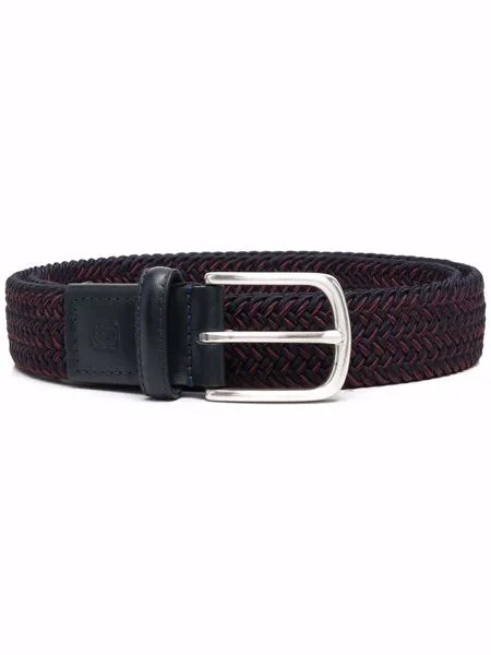 Corneliani плетеный ремень с пряжкой
